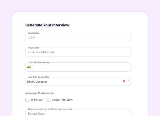 Interview Availability