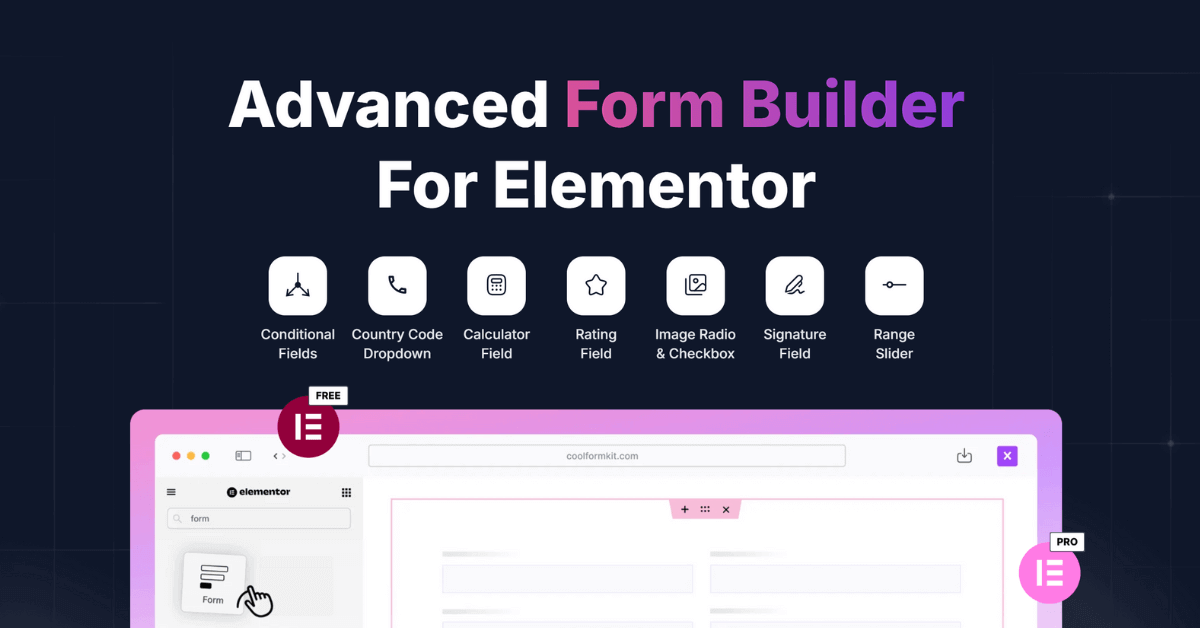 Cool FormKit – Advanced Elementor Form Builder