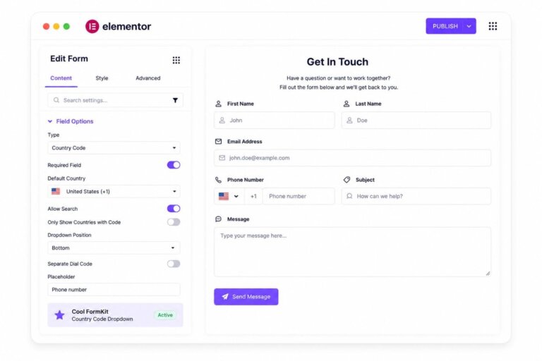 elementor-form-country-code